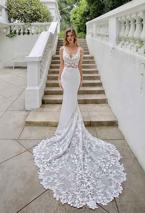 blue-enzoani-malia-dress bride wearing Blue by Enzoani Malia