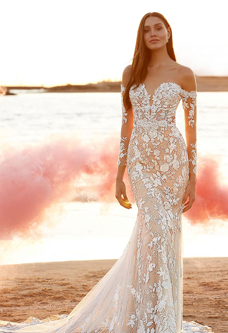 blue-enzoani-naroza-model Blue by Enzoani Naroza wedding dress