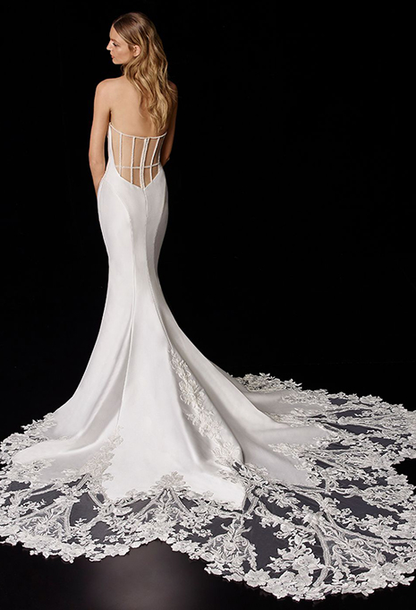 train on enzoani porter wedding dress