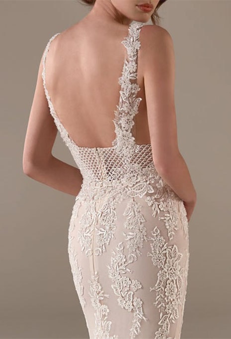 pronovias-privee-franca-back-detail back details on pronovias privee franca gown