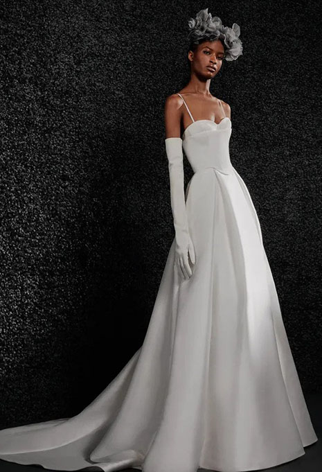 Odette_1 bride wearing vera wang odette gown