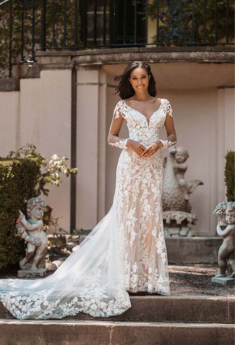 A1110 Flared cut / Fit-n-Flare Wedding Dress by Allure Bridals -  WeddingWire.com