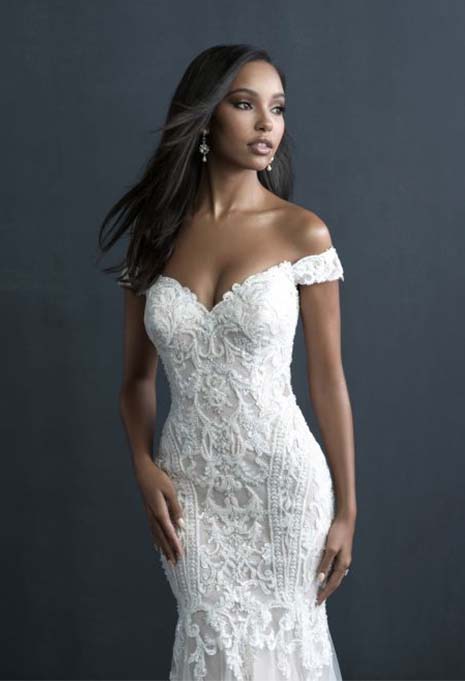 allure-couture-C602-front2 allure couture mermaid dress style C602 front