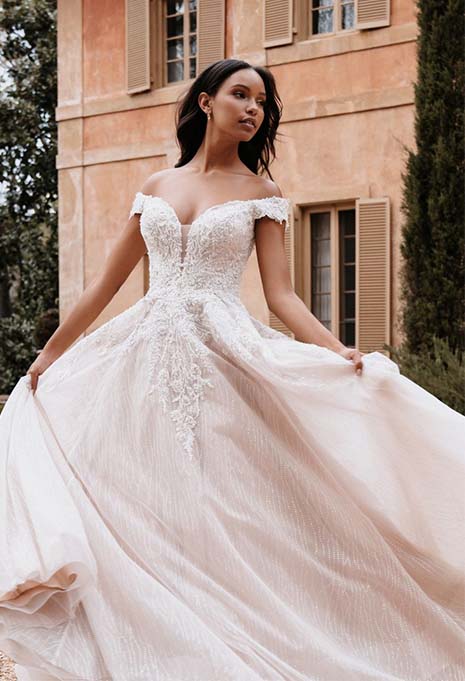 allure-couture-C620-front2 allure couture ballgown dress style C620 front posing outside