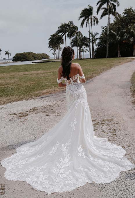 allure-couture-C623-train allure couture mermaid dress style C623 train