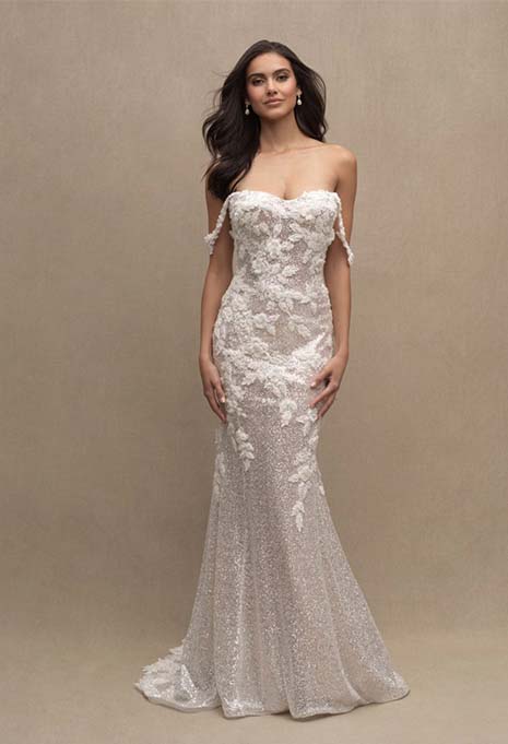 allure couture mermaid dress style C626 front