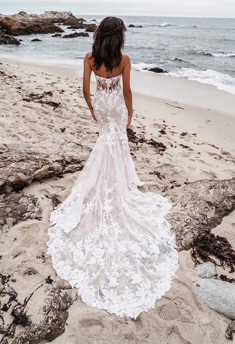 allure-couture-C634-train allure couture mermaid dress style C634 train