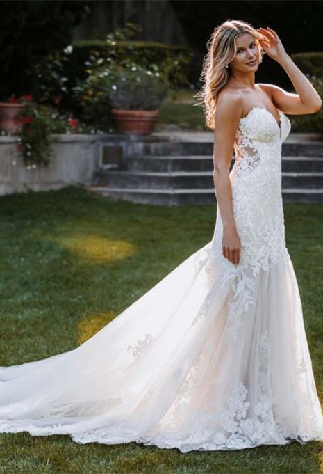 Allure trumpet cheap wedding dress