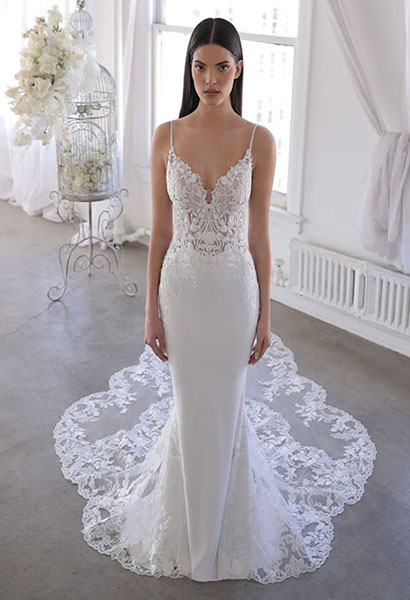 blue-omari-dress-image-1 bride wearing blue by enzoani omari dress