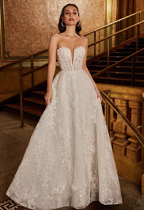 front view of calla blanche octavia dress image