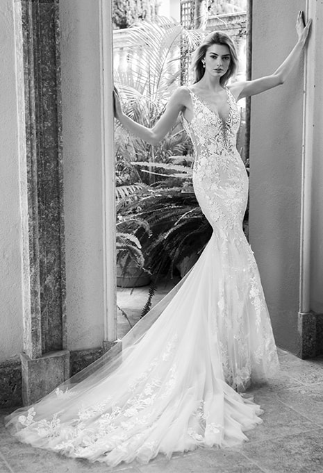 enzoani-ramona-dress-image-4 black and white Enzoani Ramona wedding dress