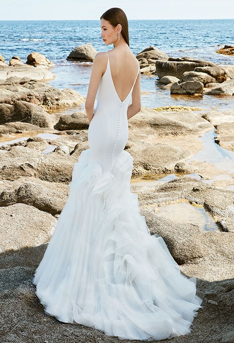 back view of Love Anne wedding dress