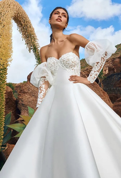 pronovias-rethi-dress-image-2 close-up of Pronovias Rethi wedding dress