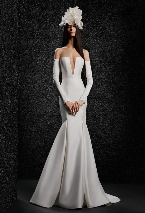 vera-wang-mishell-image-1 bride wearing vera wang mishell wedding dress