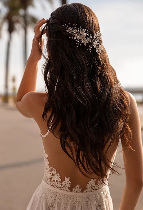 pronovias-granville-dress-image-1 close-up back view of Pronovias Granville wedding dress