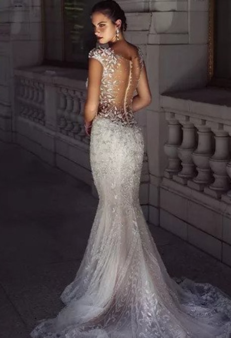 stephen-yearick-14240x-os-dress-image-2 back view of Stephen Yearick 14240X OS wedding dress