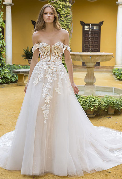 blue by enzoani petunia wedding gown