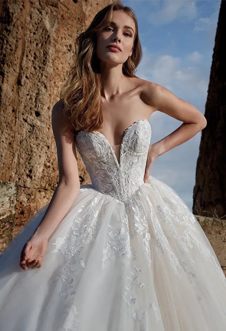 Nicole milano wedding dress prices cheap