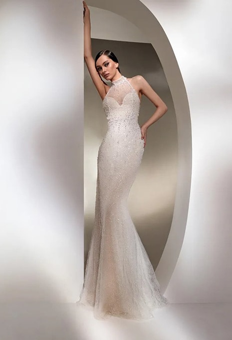 nicole-milano-elizalde-dress-image-3 front view of Nicole Milano Elizalde wedding dress