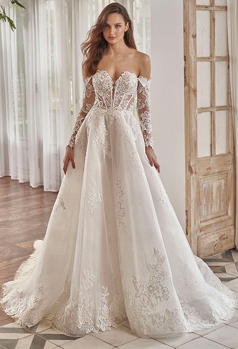 front view of Pen·Liv Artemis wedding dress