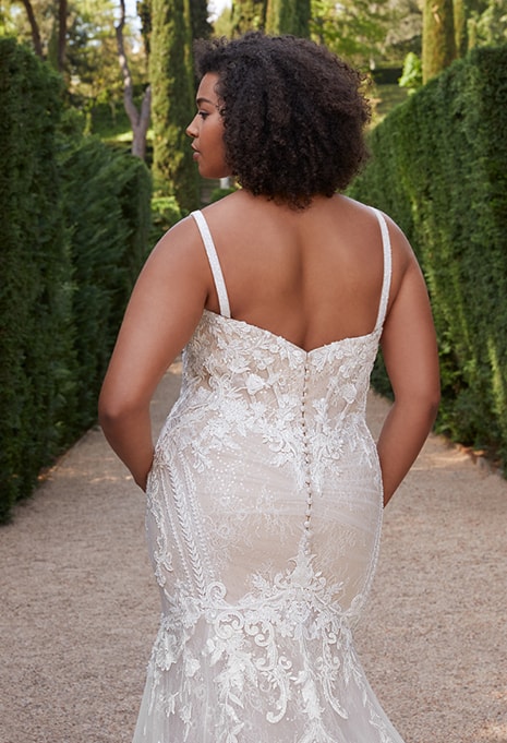 back view of Elysee Sibylla X Édition wedding dress