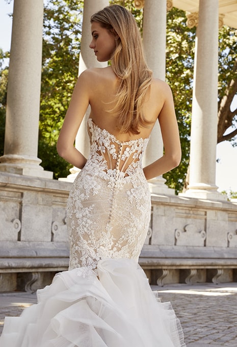 elysée-atreides-dress-image-1 back side of Élysée Atreides wedding dress close-up