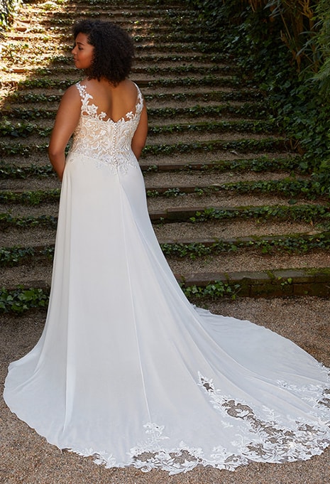 back view of Élysée Charisse X Édition wedding dress