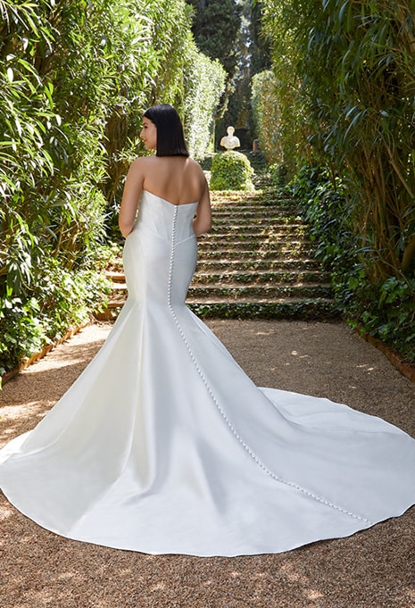 back side of Élysée Toussaint X Édition wedding dress