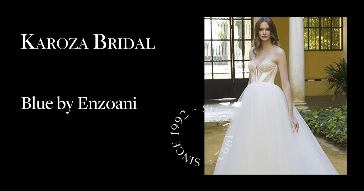Enzoani Blue Palmer Wedding Dress - Krystle Brides