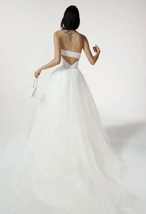 vera wang fidelina wedding dress train