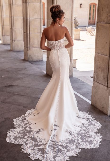 back view of allure bridals a1110 dress