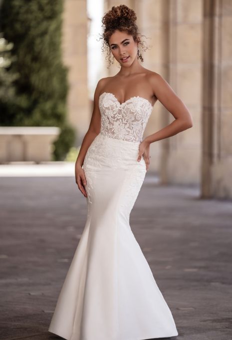 front view of allure bridals a1110 dress