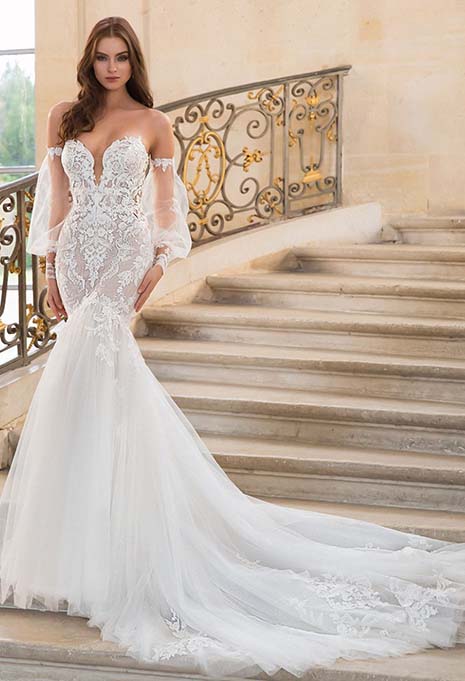 Elysee Ciel wedding dress