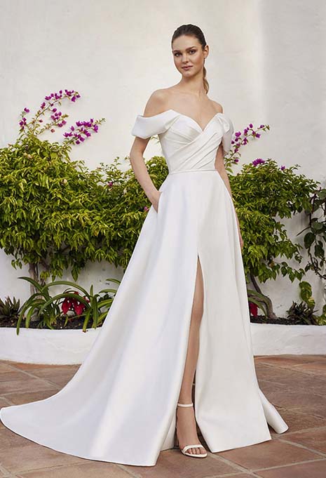 ​Blue by Enzoani Cicely wedding dress front view