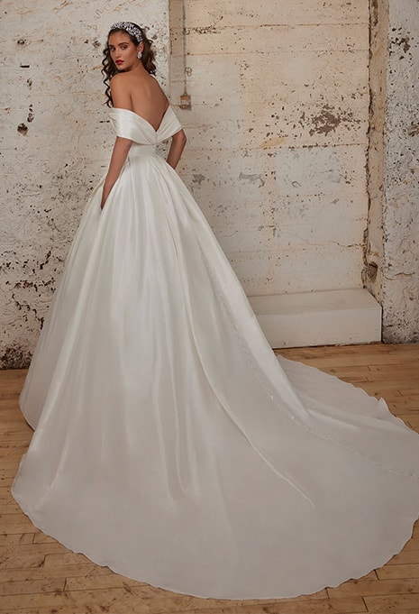 Try on the Calla Blanche Zendaya Gown in Los Angeles, CA | Karoza Bridal