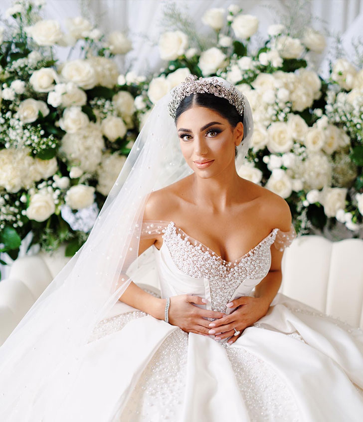#KarozaBride:  Shannon in Custom Karoza Ballgown
