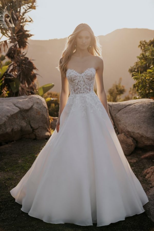 front view of Allure Bridals A1164 wedding dress