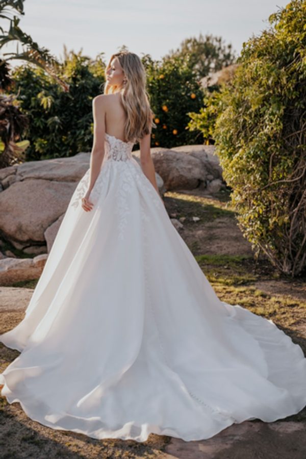 back view of Allure Bridals A1164 wedding dress