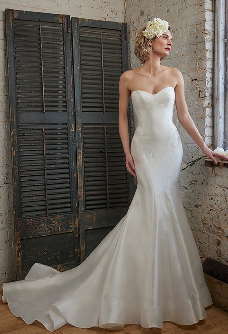 Calla Blanche Nairobi wedding dress front view