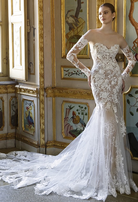 elysée-atelier-tauriel-dress-image-3 front view of Élysée Atelier Tauriel wedding dress