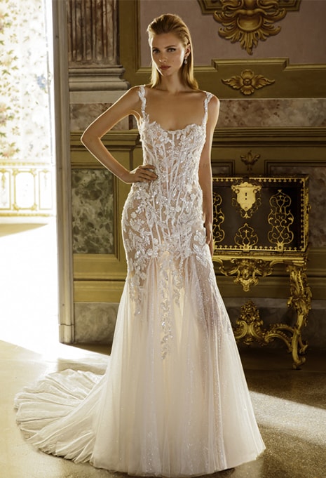 pen-liv-barbara-dress-image-1 front view of PEN LIV Barbara wedding dress