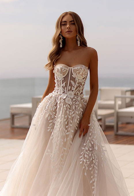 tina valerdi roma wedding gown