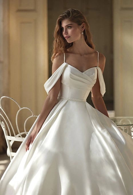 Nicole Milano Zora wedding dress