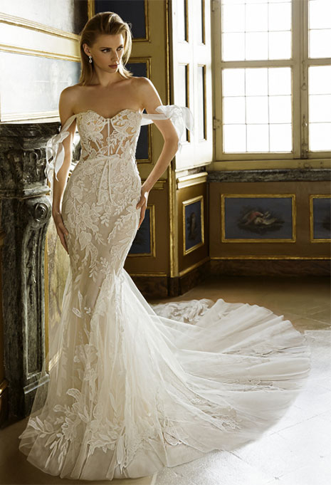 pen liv blossom wedding gown with straps