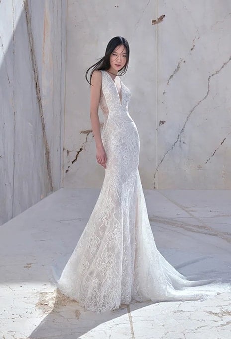 front view of Pronovias Atelier Aneth wedding dress