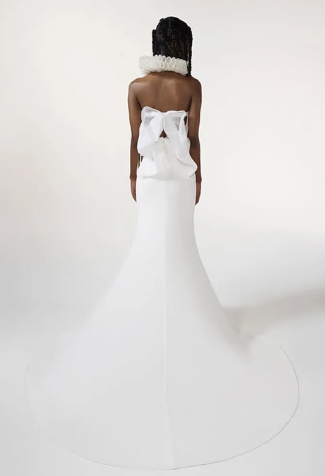 back view of Vera Wang Freda wedding dress