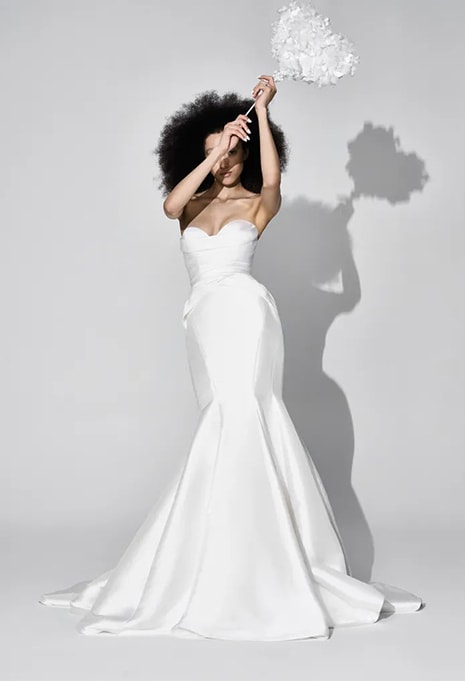 front view of Vera Wang Kimberly wedding dress