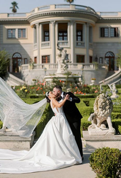 wedding gown designed and made by karo