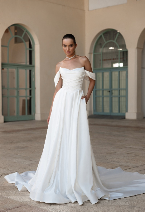 Julie Vino - Grace Wedding Dress Front