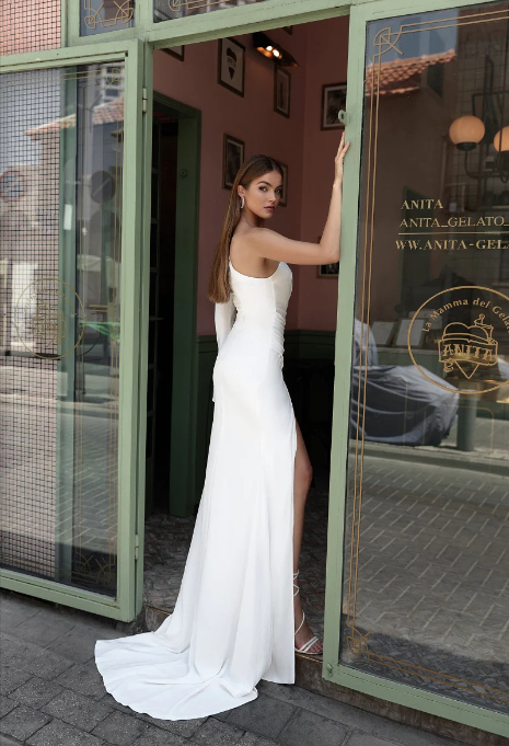 Julie Vino - Harper Wedding Dress from the Back